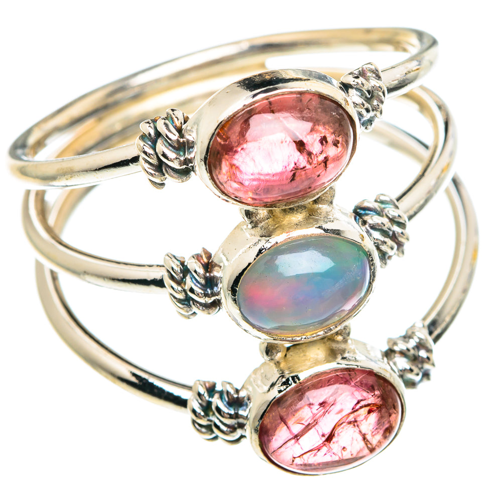 Ethiopian Opal Rings handcrafted by Anasilvercos - RING90719