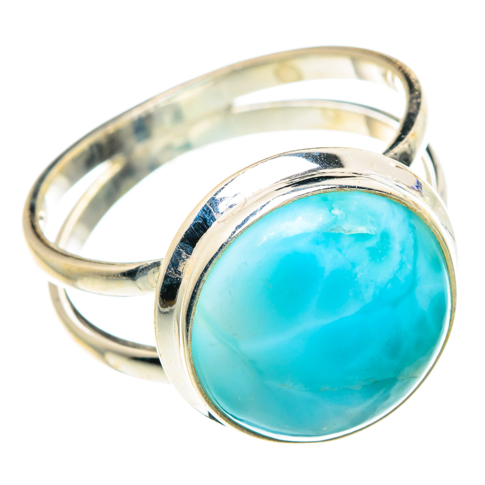 Larimar Rings handcrafted by Anasilvercos - RING90721