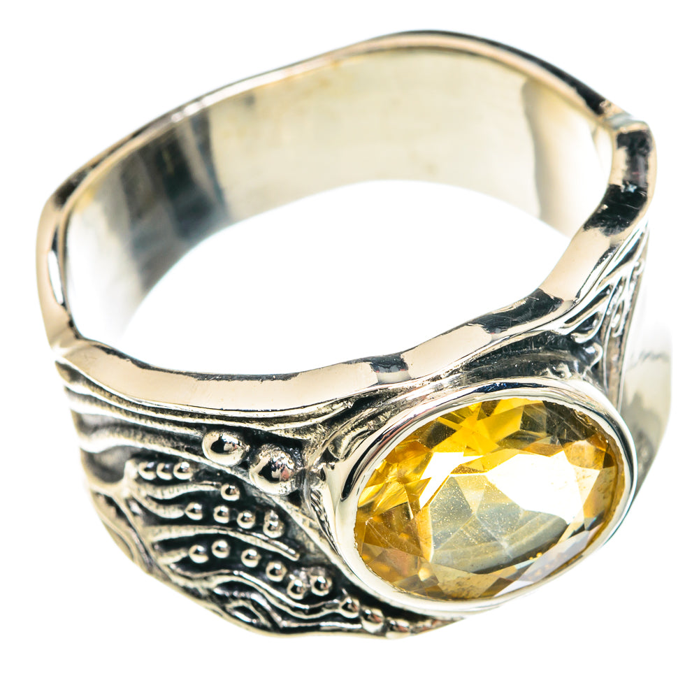 Citrine Rings handcrafted by Anasilvercos - RING90731