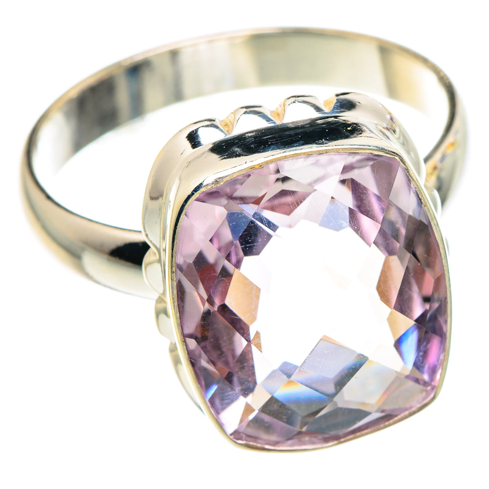 Kunzite Rings handcrafted by Anasilvercos - RING90741