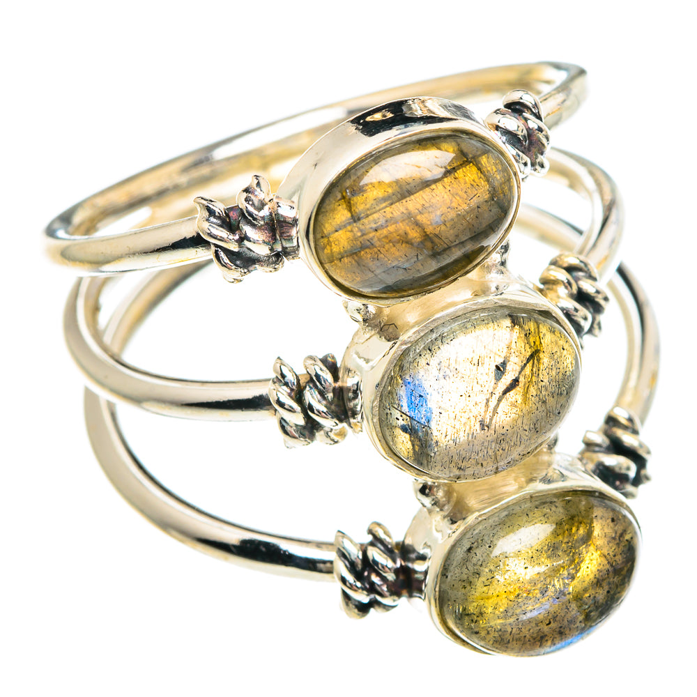 Labradorite Rings handcrafted by Anasilvercos - RING90751