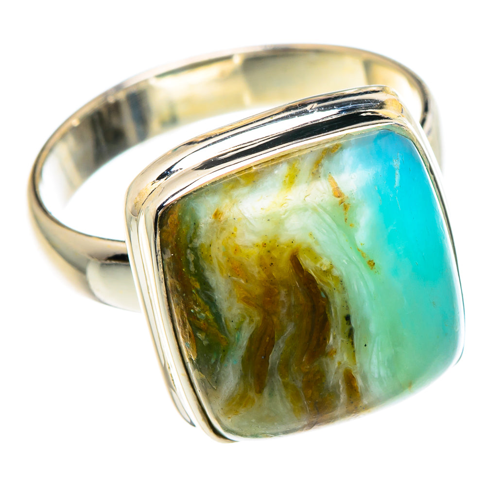Peruvian Opal Rings handcrafted by Anasilvercos - RING90752