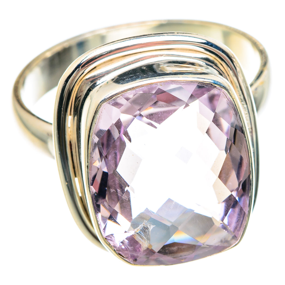 Kunzite Rings handcrafted by Anasilvercos - RING90768
