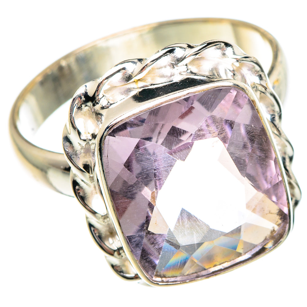 Kunzite Rings handcrafted by Anasilvercos - RING90771