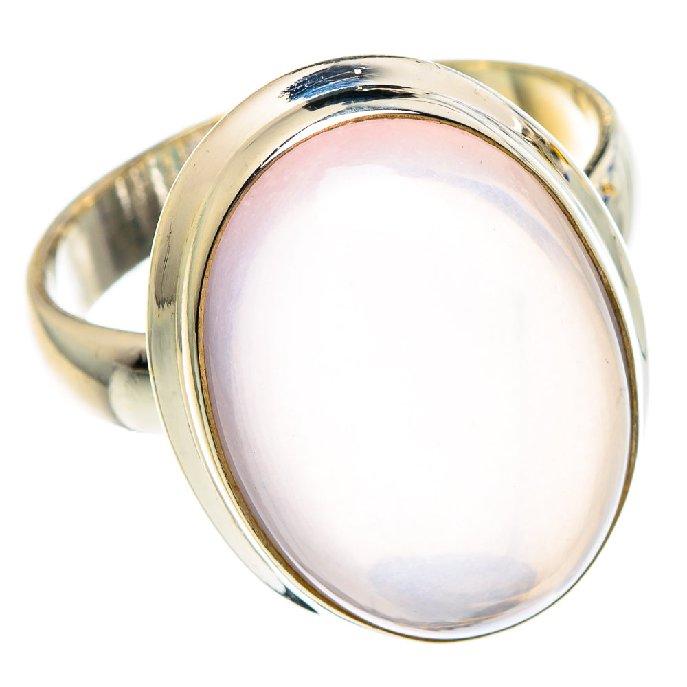 Rose Quartz Rings handcrafted by Anasilvercos - RING90792