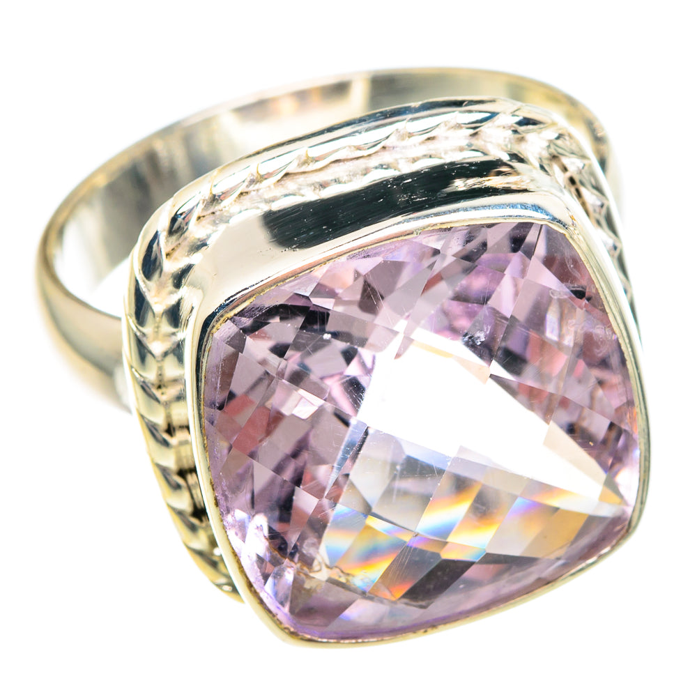 Kunzite Rings handcrafted by Anasilvercos - RING90795