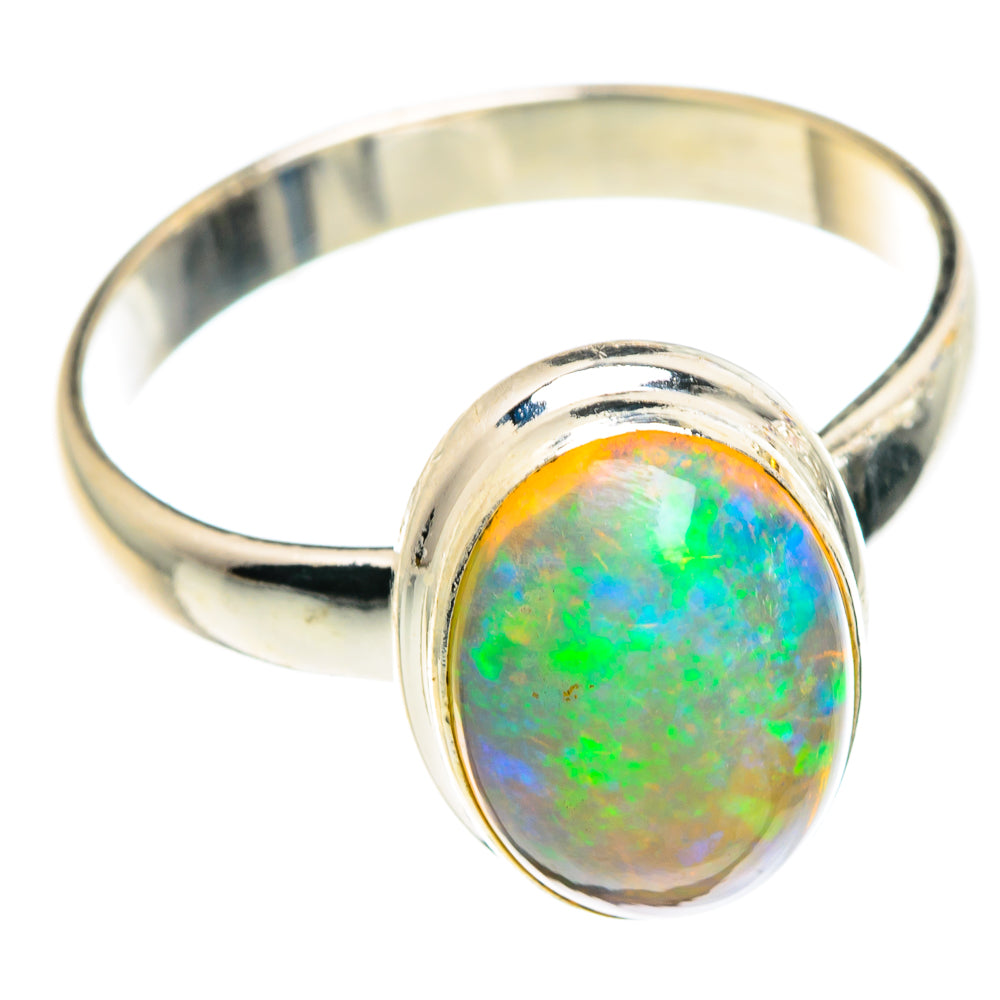 Ethiopian Opal Rings handcrafted by Anasilvercos - RING90803