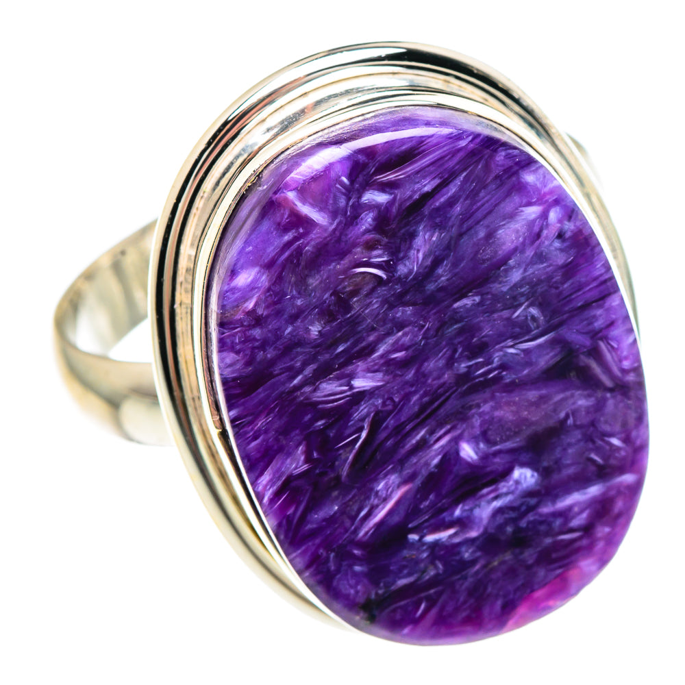 Charoite Rings handcrafted by Anasilvercos - RING90827