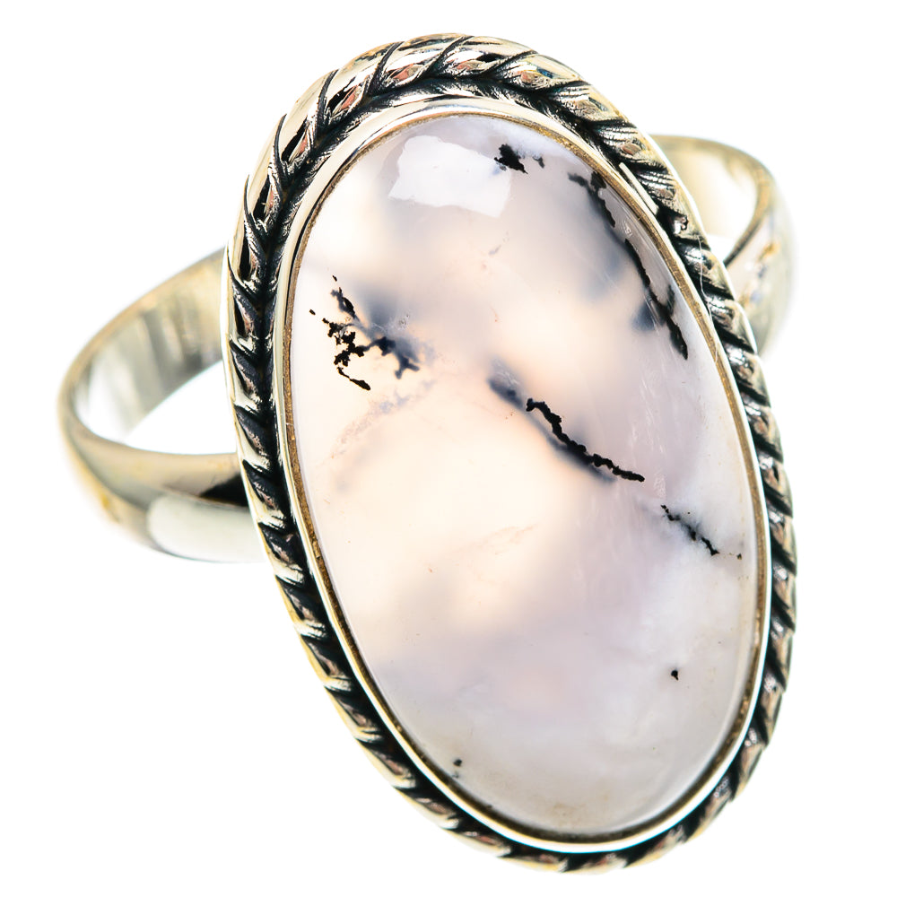 Dendritic Opal Rings handcrafted by Anasilvercos - RING90834
