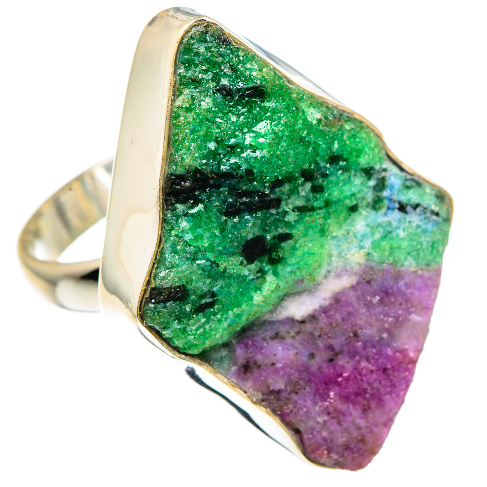 Ruby Zoisite Rings handcrafted by Anasilvercos - RING90844 - Photo 2