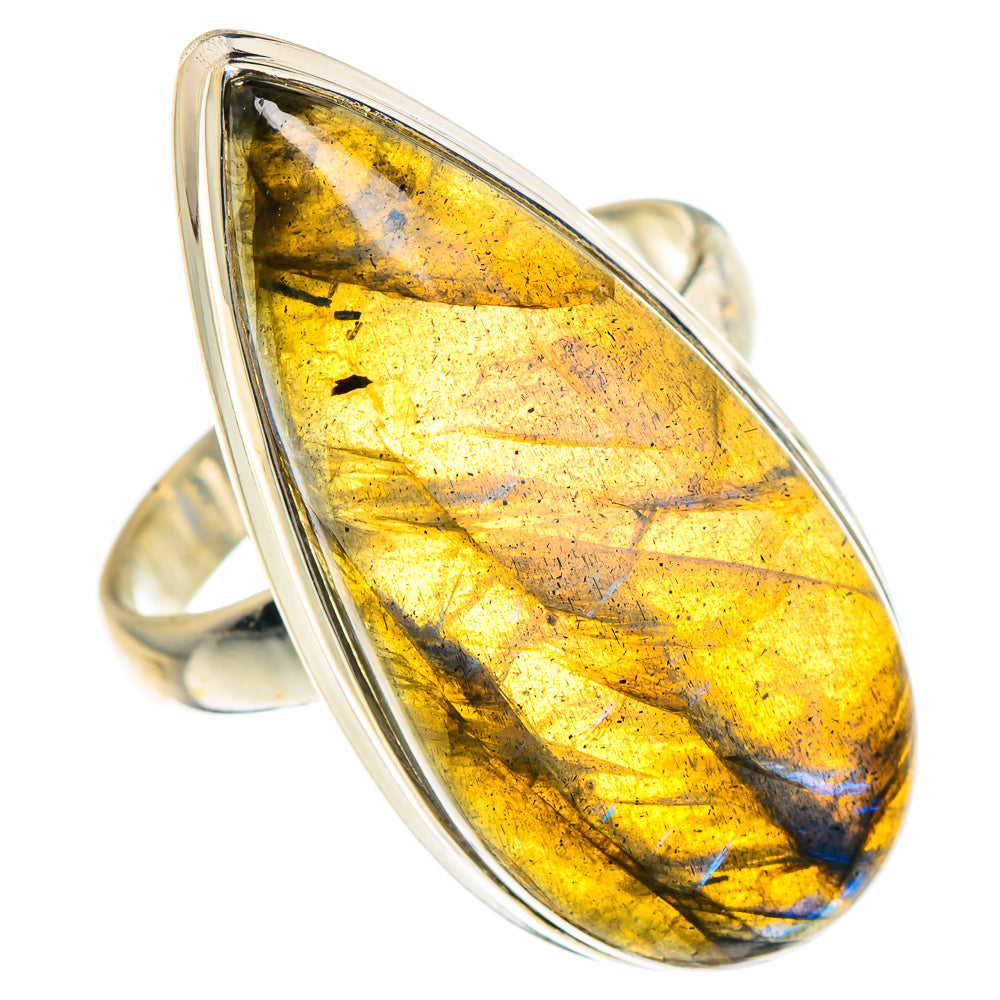 Labradorite Rings handcrafted by Anasilvercos - RING90855