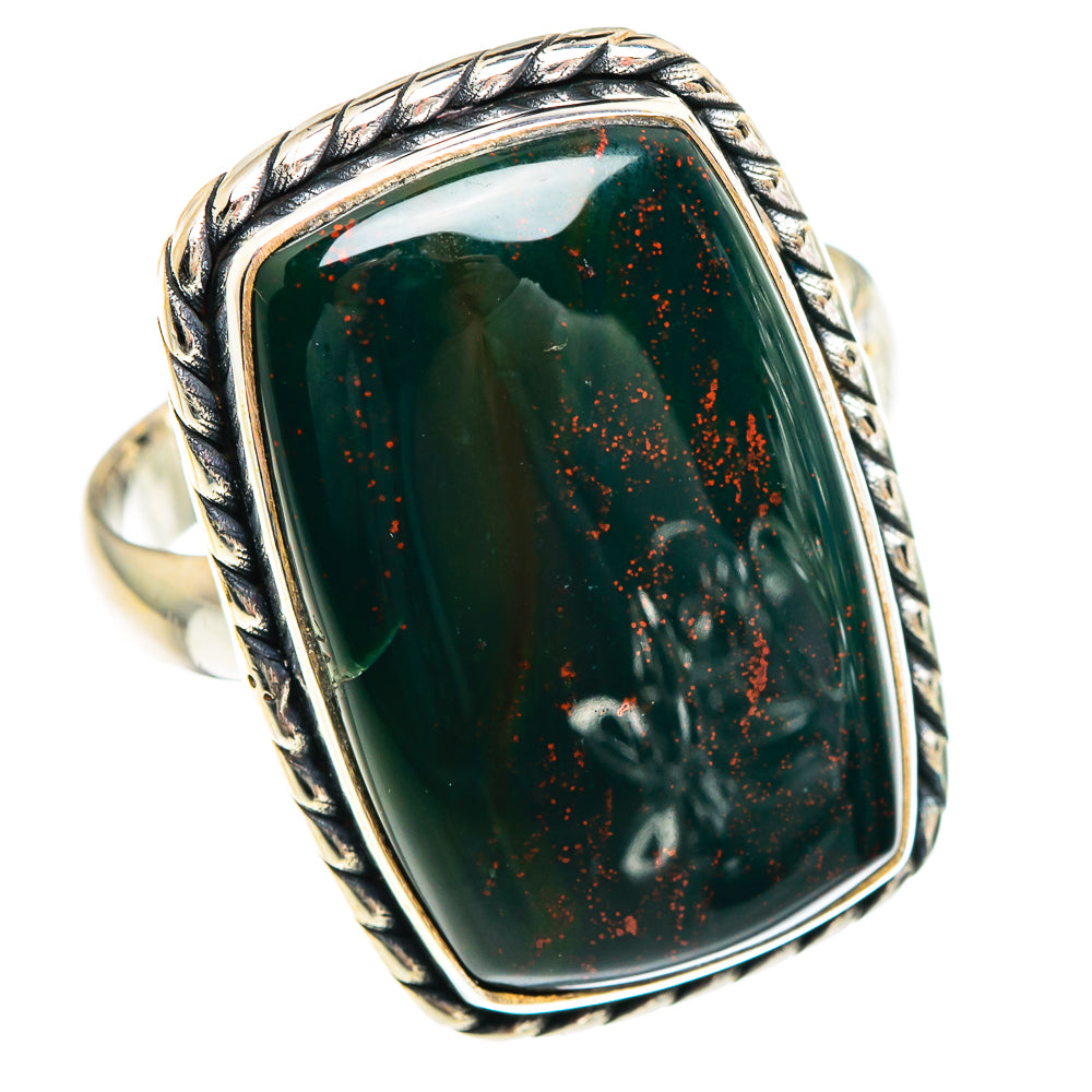 Bloodstone Rings handcrafted by Anasilvercos - RING90860