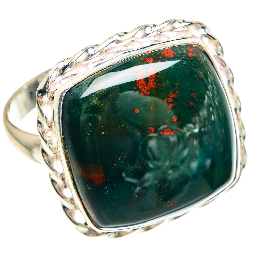 Bloodstone Rings handcrafted by Anasilvercos - RING90864