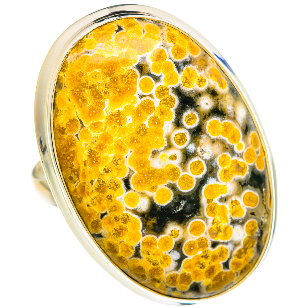Ocean Jasper Rings handcrafted by Anasilvercos - RING90869
