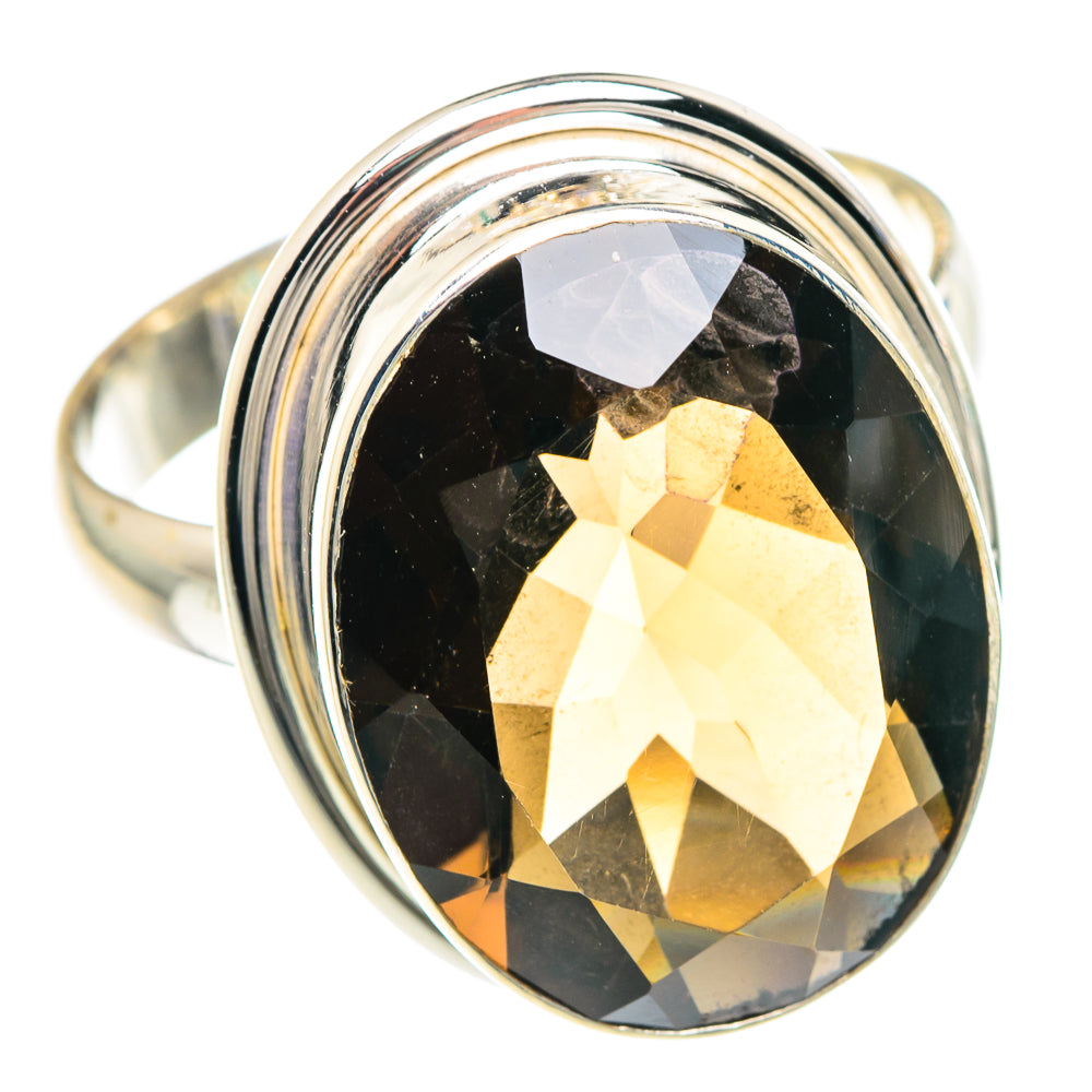 Smoky Quartz Rings handcrafted by Anasilvercos - RING90870