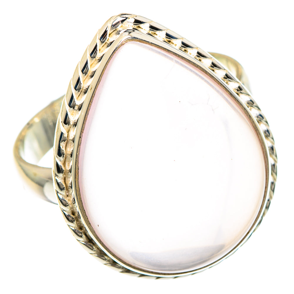 Rose Quartz Rings handcrafted by Anasilvercos - RING90878