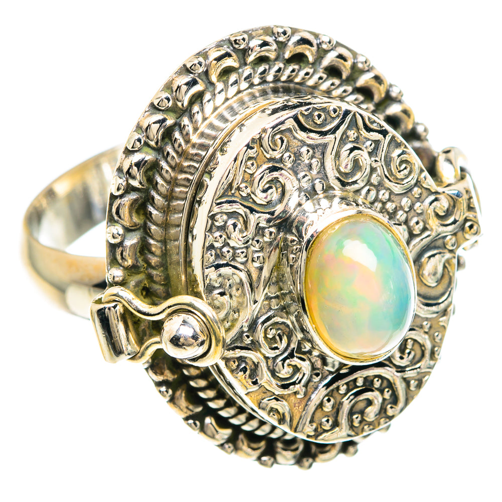 Ethiopian Opal Rings handcrafted by Anasilvercos - RING90902