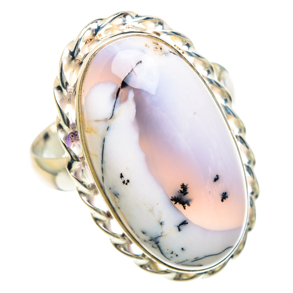 Dendritic Opal Rings handcrafted by Anasilvercos - RING90945