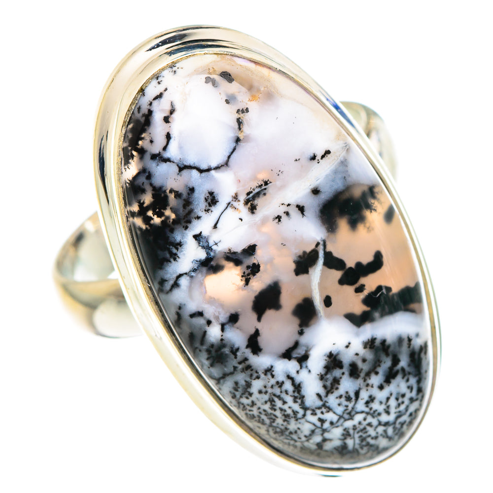 Dendritic Opal Rings handcrafted by Anasilvercos - RING90948