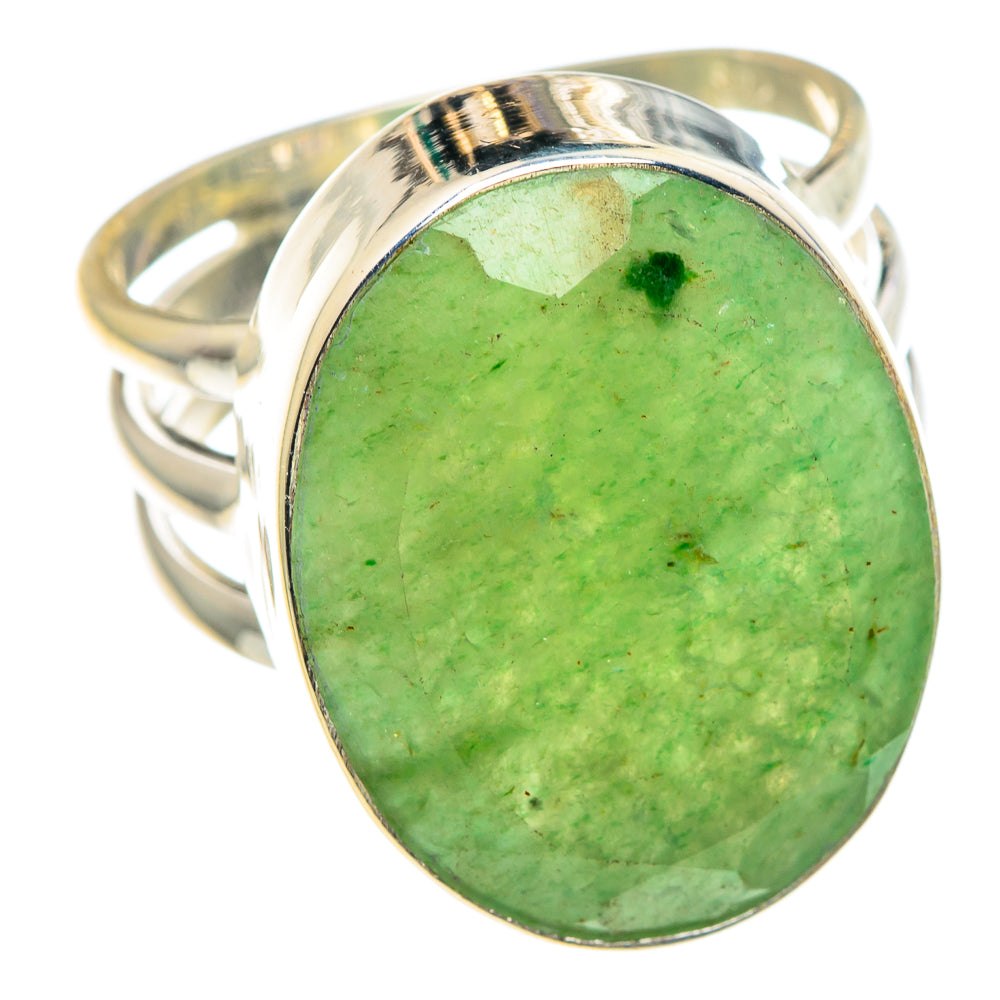 Green Aventurine Rings handcrafted by Anasilvercos - RING90969