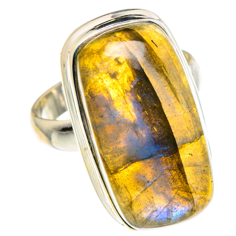 Labradorite Rings handcrafted by Anasilvercos - RING90991