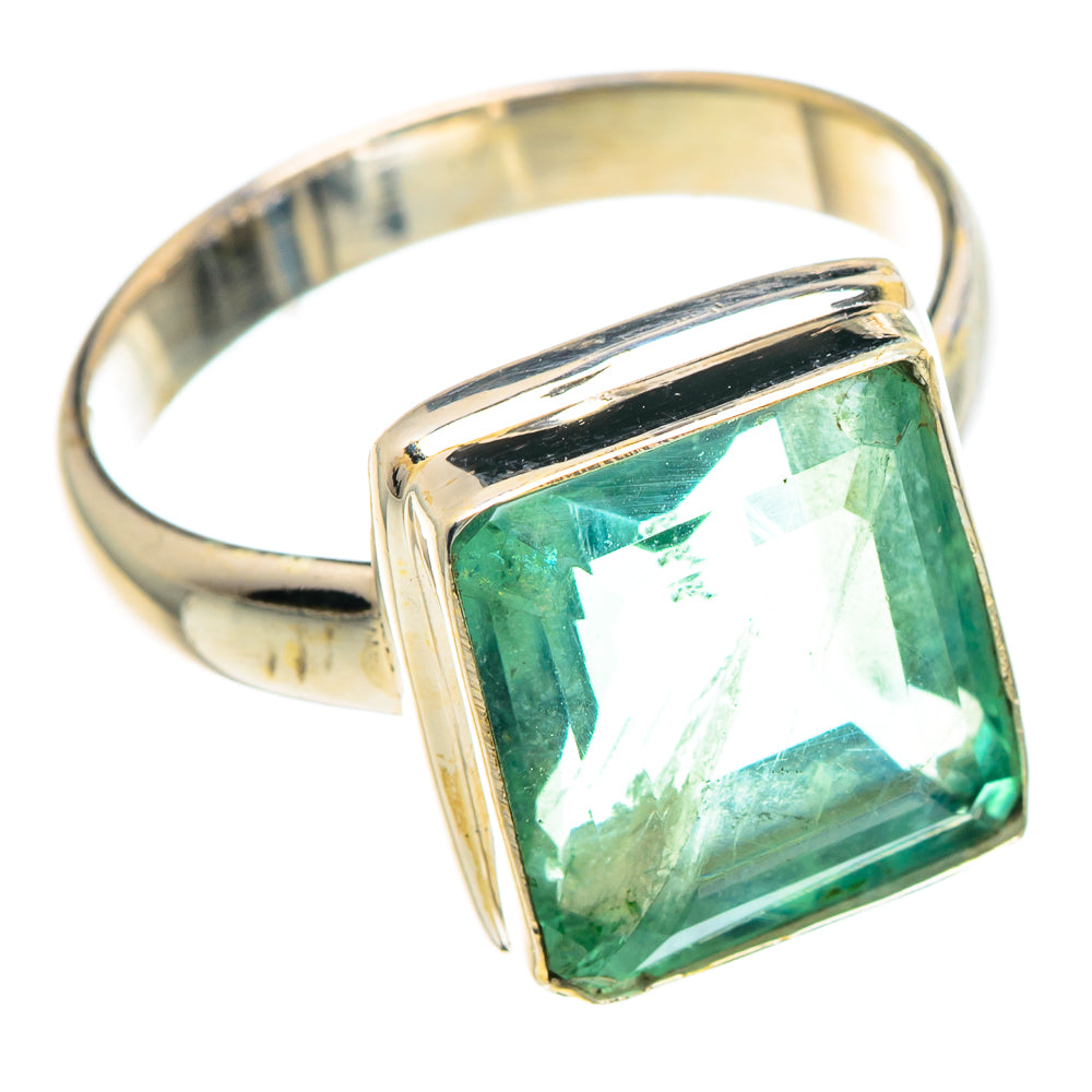 Green Fluorite Rings handcrafted by Anasilvercos - RING90995