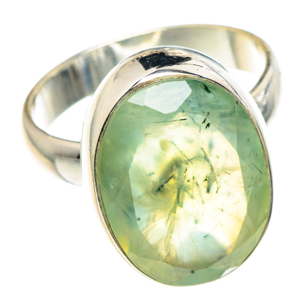 Prehnite Rings handcrafted by Anasilvercos - RING90996