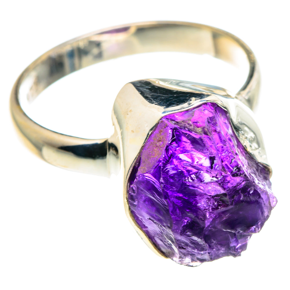 Amethyst Rings handcrafted by Anasilvercos - RING91012 - Photo 2