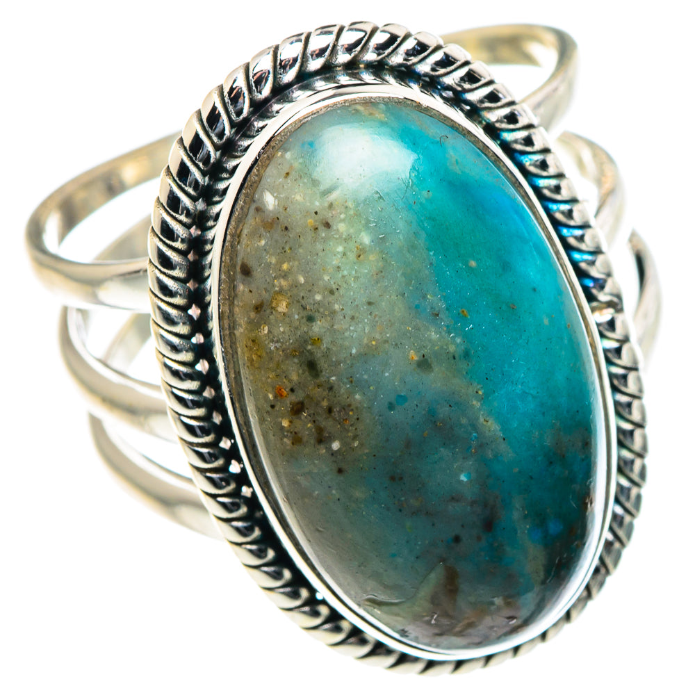 Peruvian Opal Rings handcrafted by Anasilvercos - RING91025