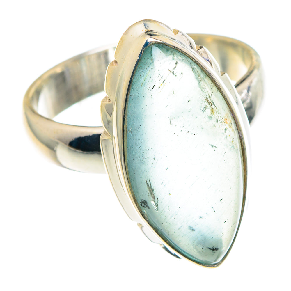 Aquamarine Rings handcrafted by Anasilvercos - RING91026