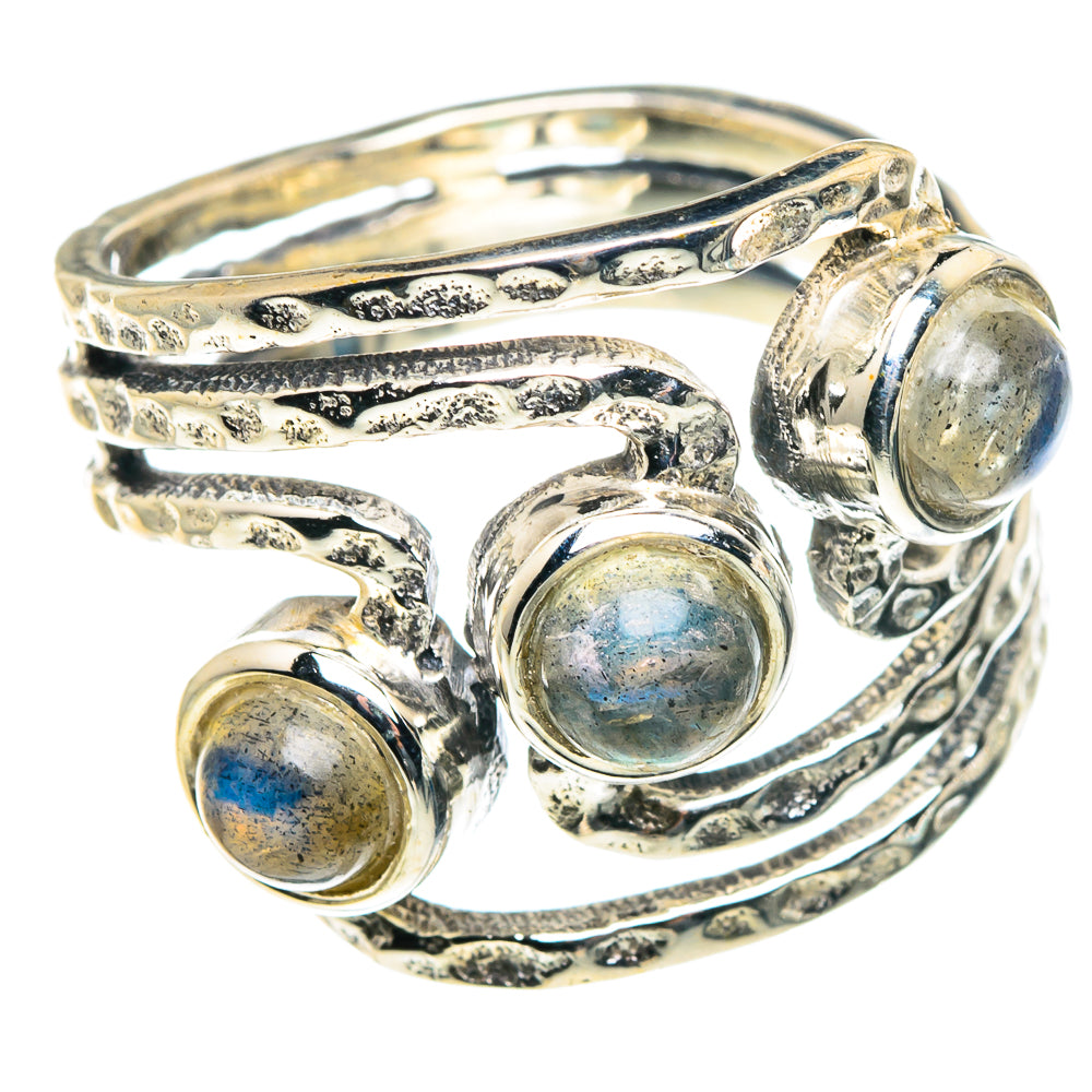Labradorite Rings handcrafted by Anasilvercos - RING91028