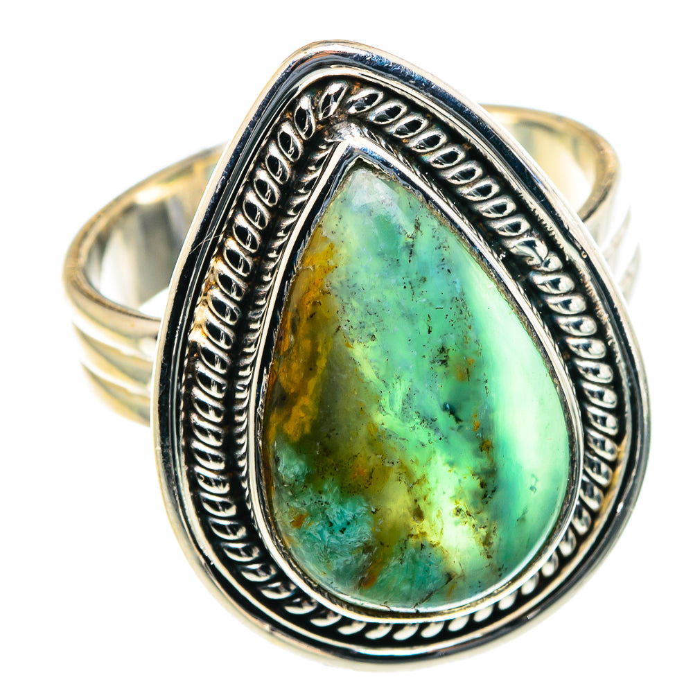 Peruvian Opal Rings handcrafted by Anasilvercos - RING91029
