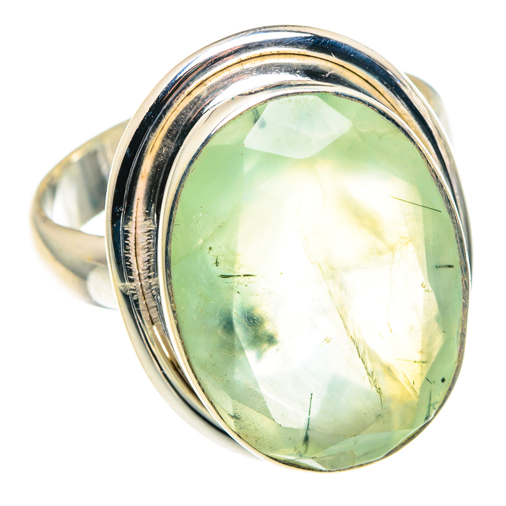 Prehnite Rings handcrafted by Anasilvercos - RING91035