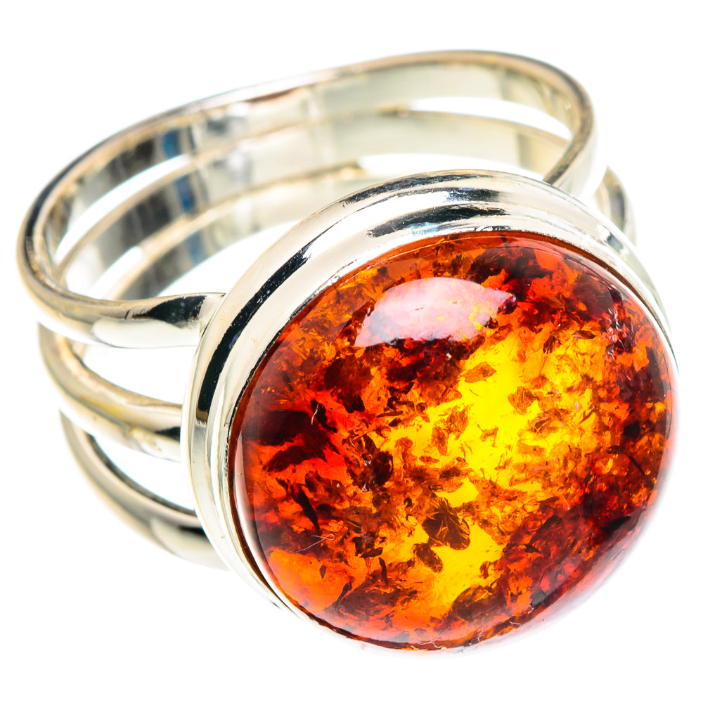 Baltic Amber Rings handcrafted by Anasilvercos - RING91044
