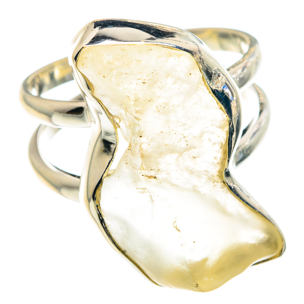 Libyan Desert Glass Rings handcrafted by Anasilvercos - RING91045
