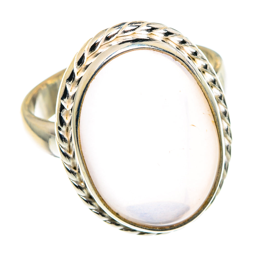 Rose Quartz Rings handcrafted by Anasilvercos - RING91050