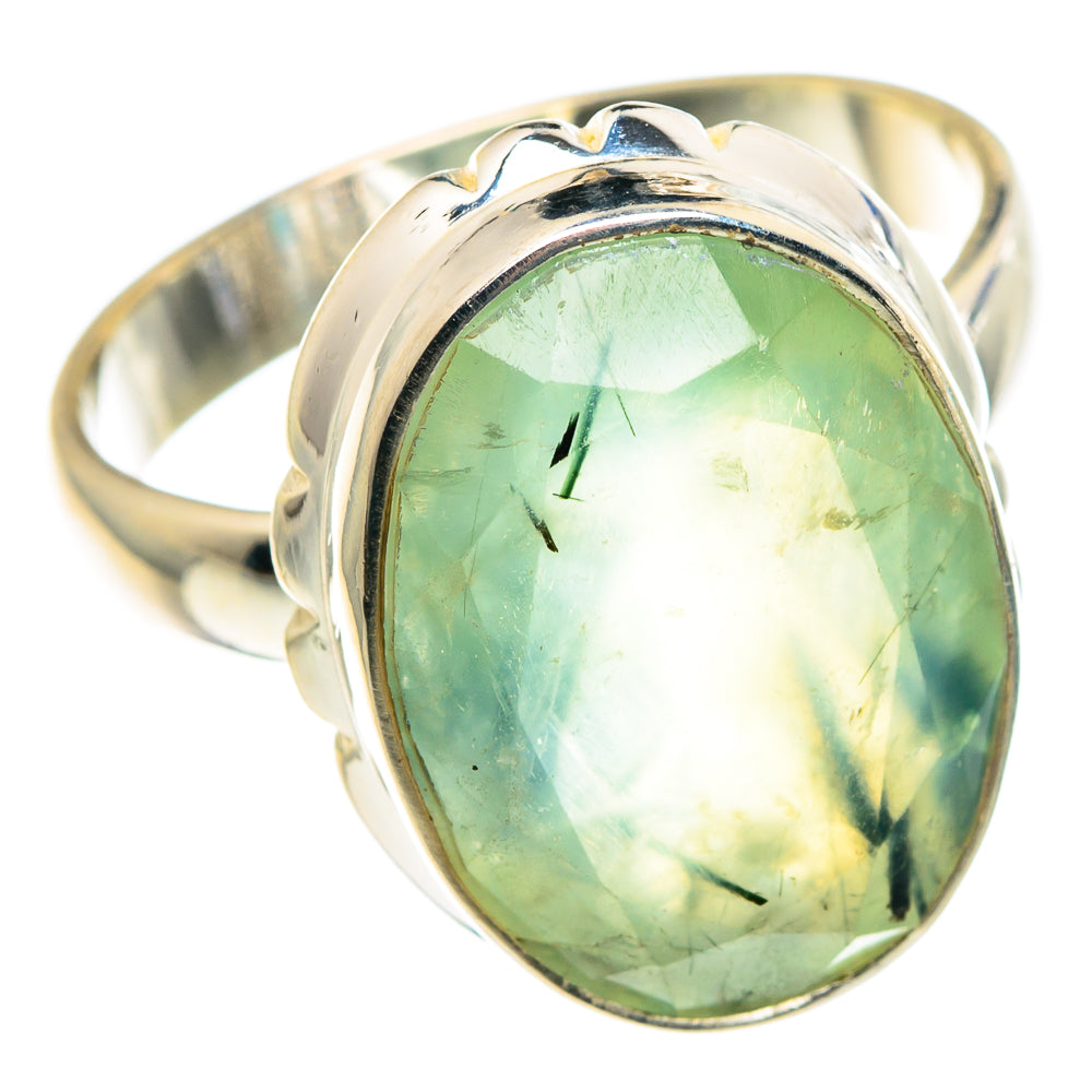 Prehnite Rings handcrafted by Anasilvercos - RING91069