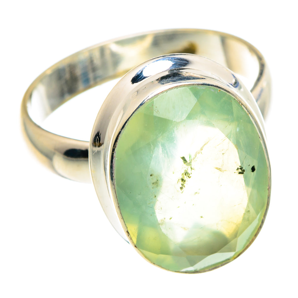Prehnite Rings handcrafted by Anasilvercos - RING91071