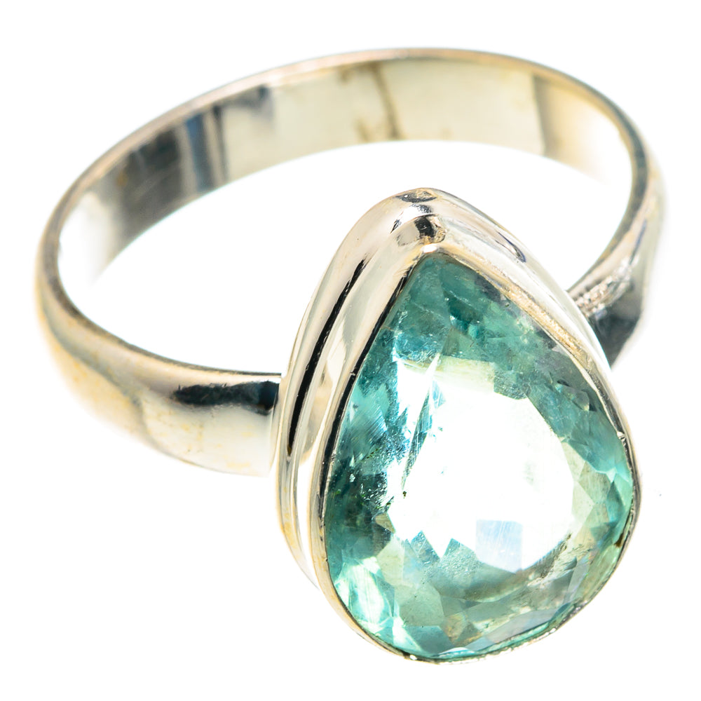 Blue Fluorite Rings handcrafted by Anasilvercos - RING91075 - Photo 2