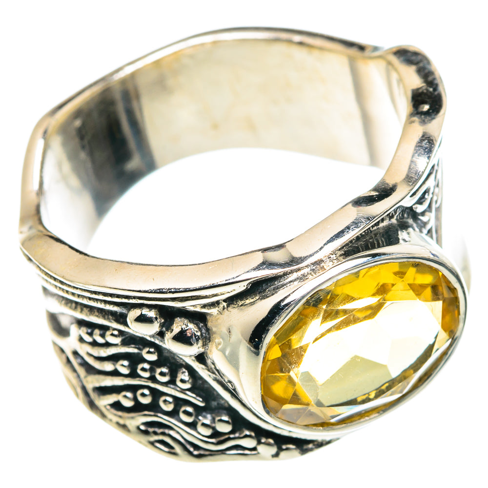 Citrine Rings handcrafted by Anasilvercos - RING91078