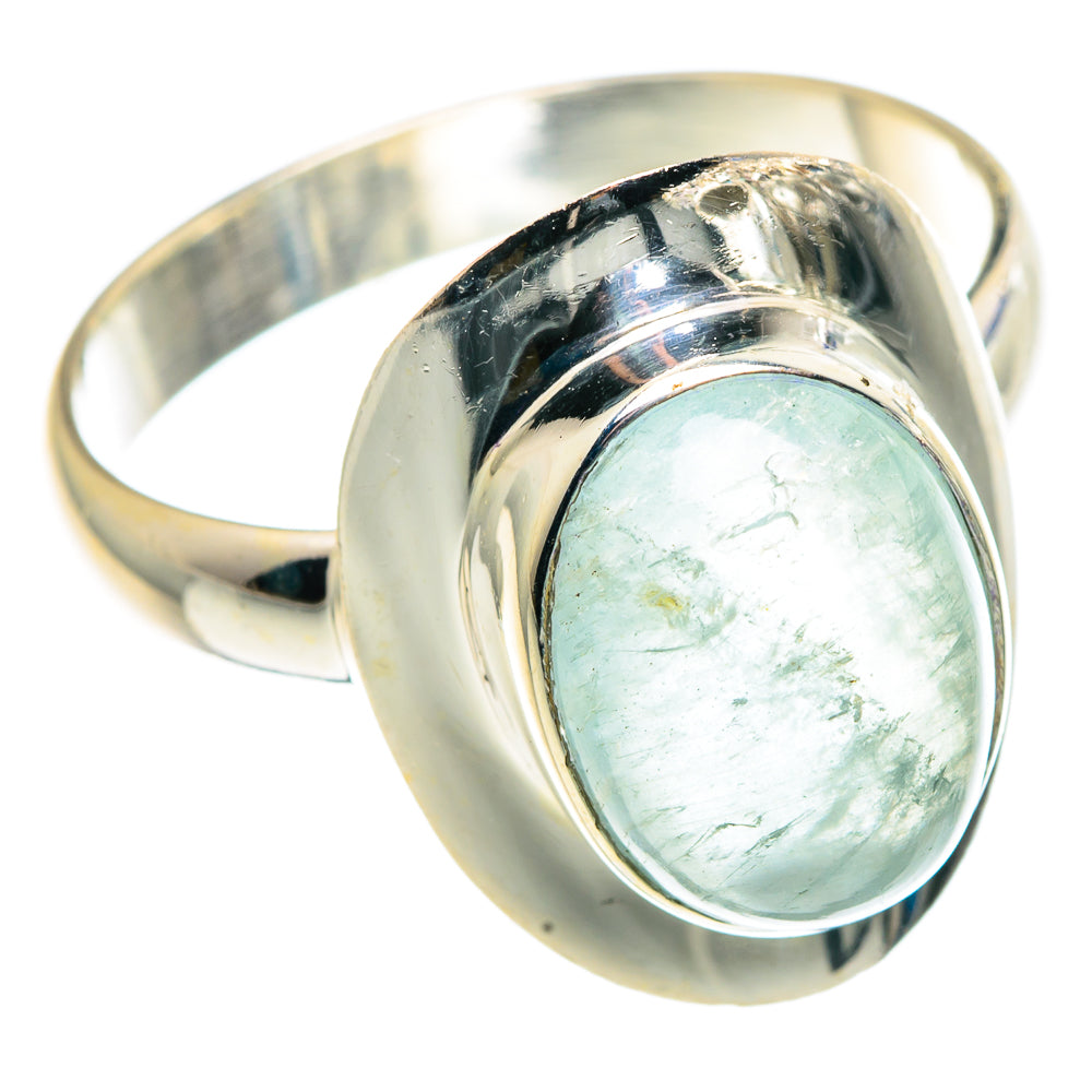 Aquamarine Rings handcrafted by Anasilvercos - RING91097