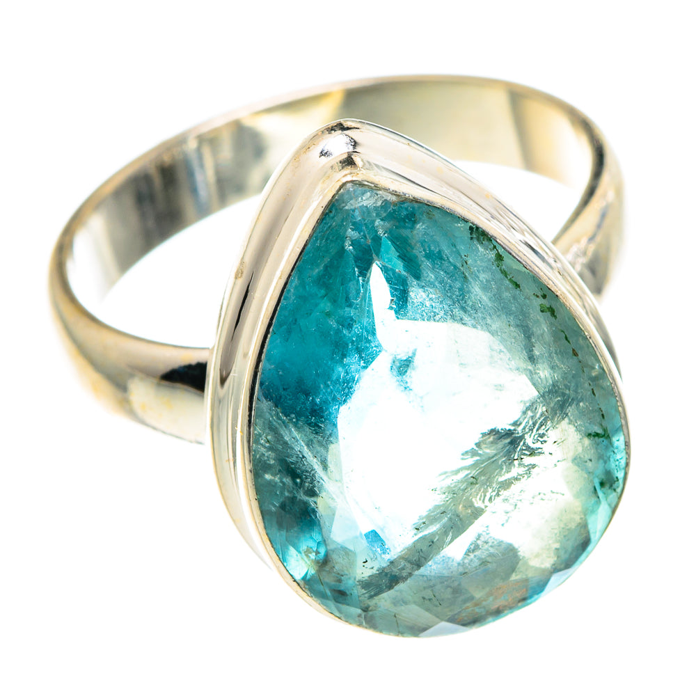 Blue Fluorite Rings handcrafted by Anasilvercos - RING91100 - Photo 2