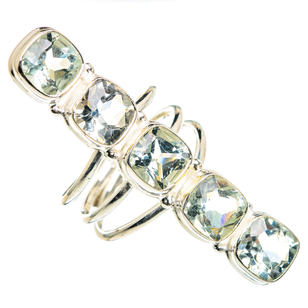 White Quartz Rings handcrafted by Anasilvercos - RING91104