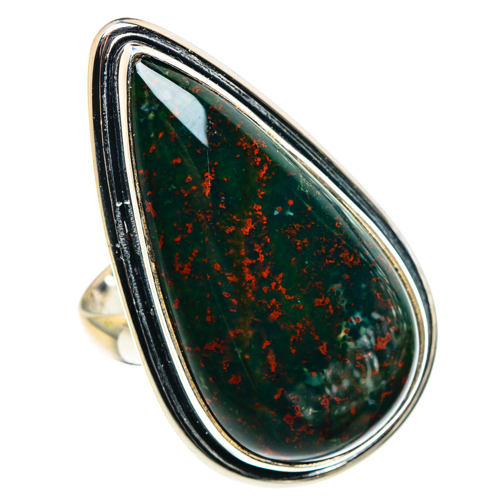 Bloodstone Rings handcrafted by Anasilvercos - RING91109