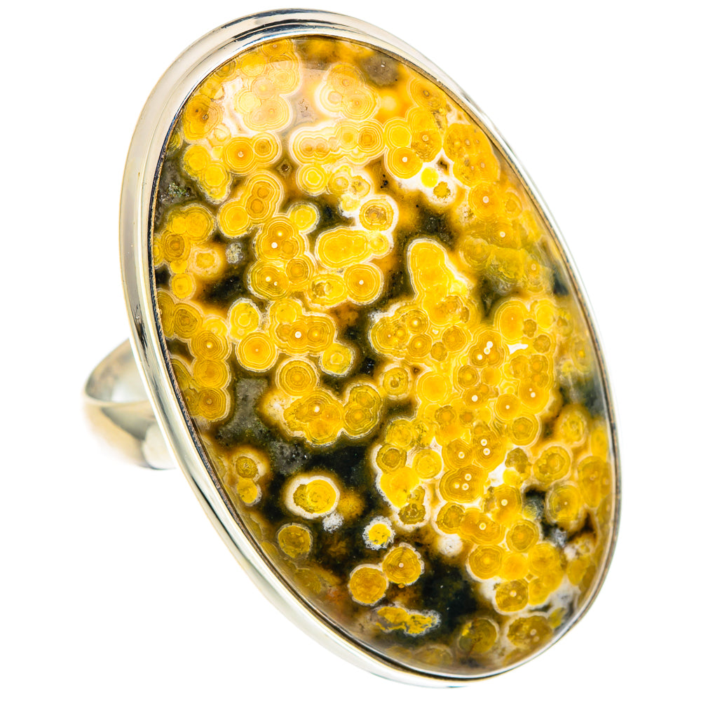 Ocean Jasper Rings handcrafted by Anasilvercos - RING91116