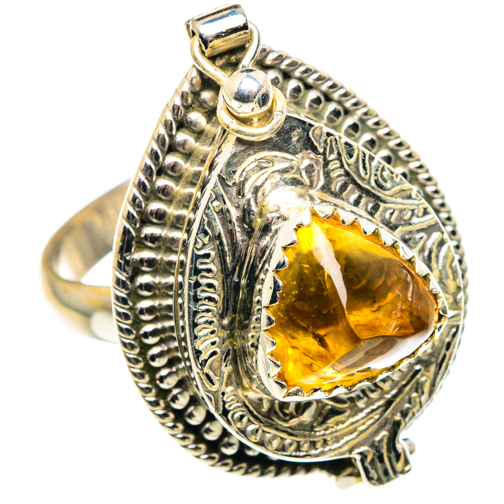Citrine Rings handcrafted by Anasilvercos - RING91119