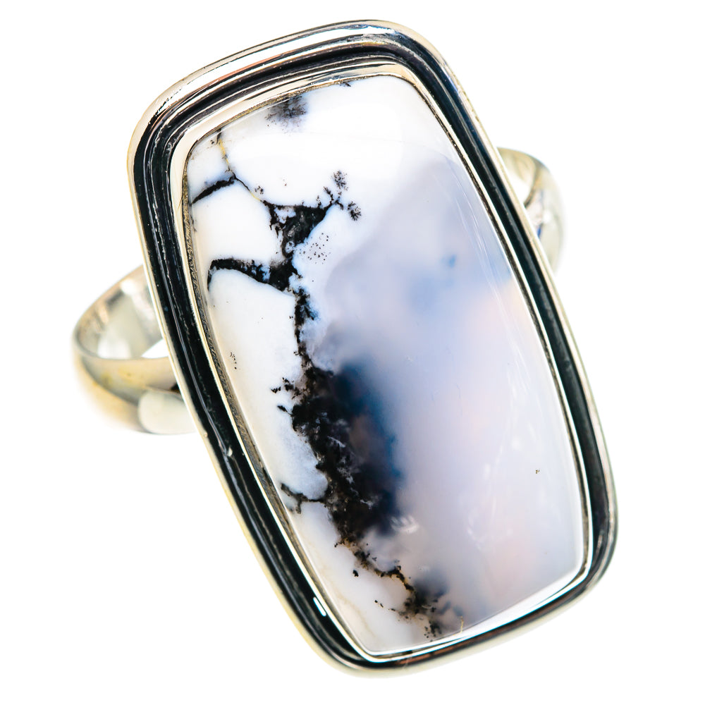 Dendritic Opal Rings handcrafted by Anasilvercos - RING91134