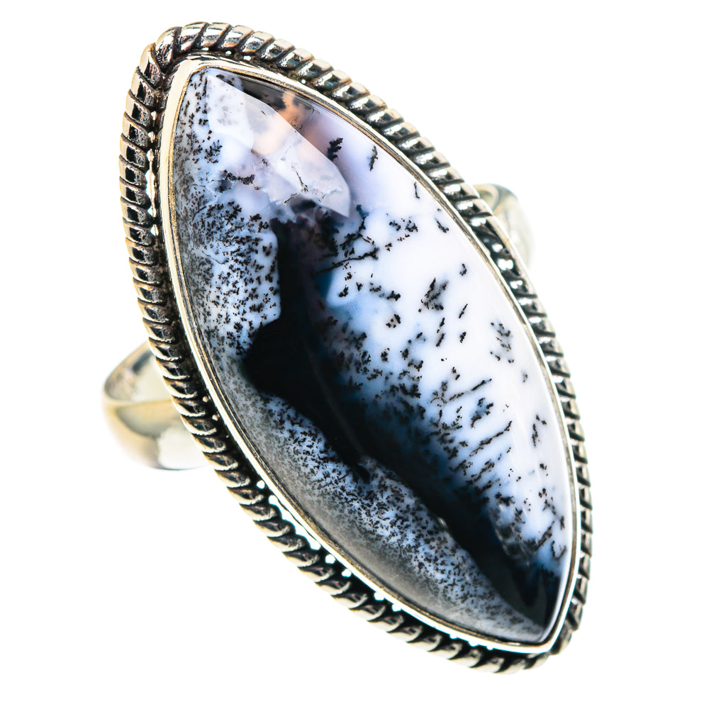 Dendritic Opal Rings handcrafted by Anasilvercos - RING91136