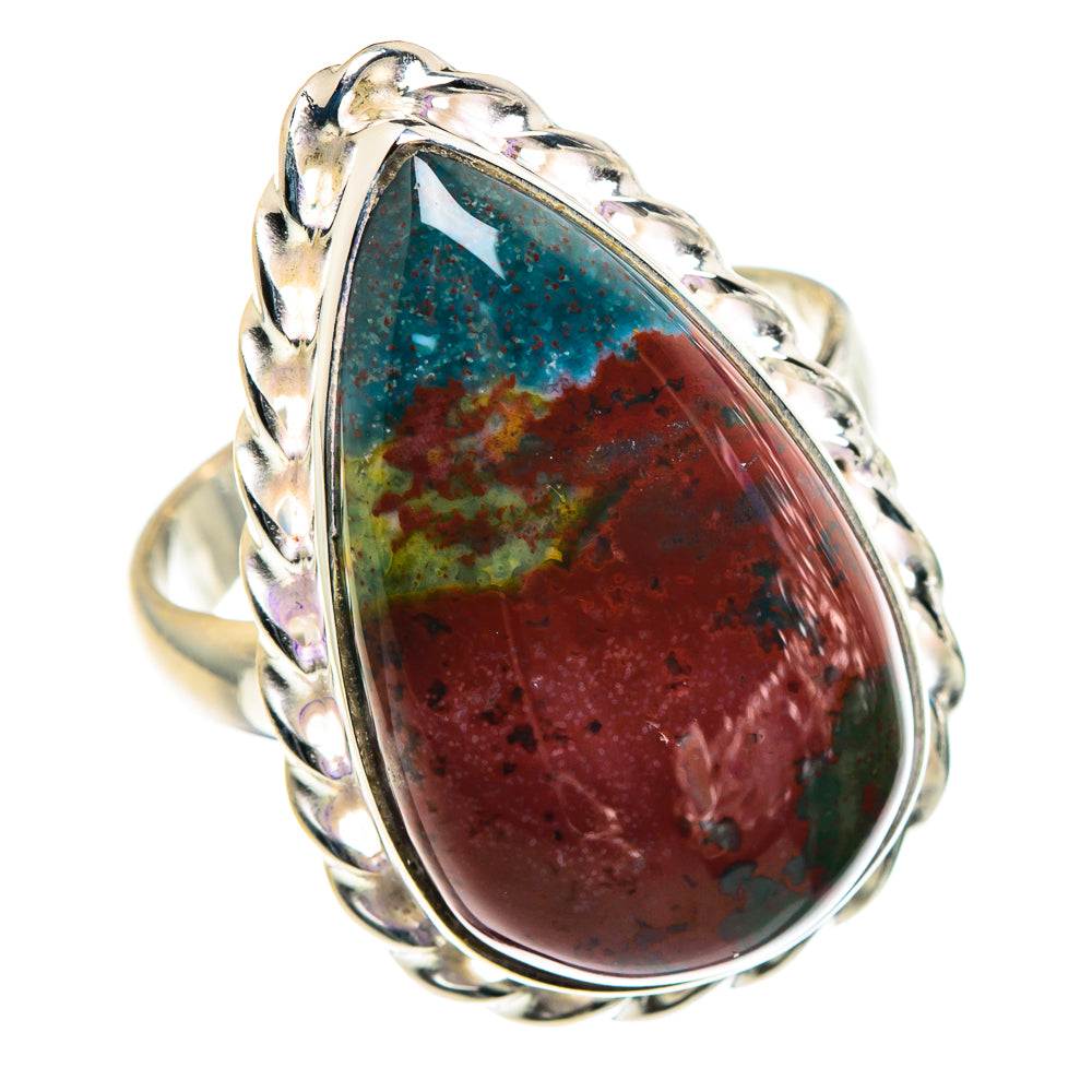 Bloodstone Rings handcrafted by Anasilvercos - RING91144