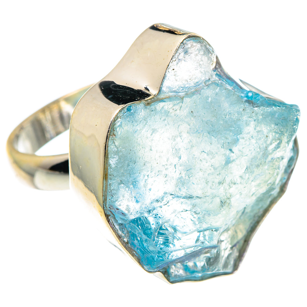 Aquamarine Rings handcrafted by Anasilvercos - RING91156